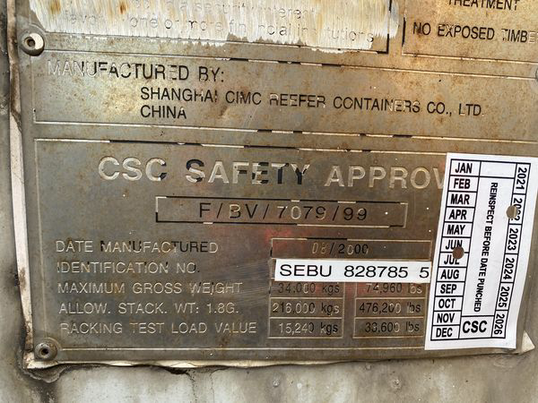 40′ HC Reefer