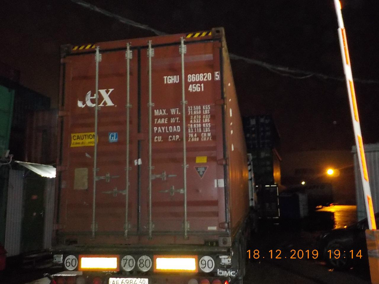 40′ HC Dry Container
