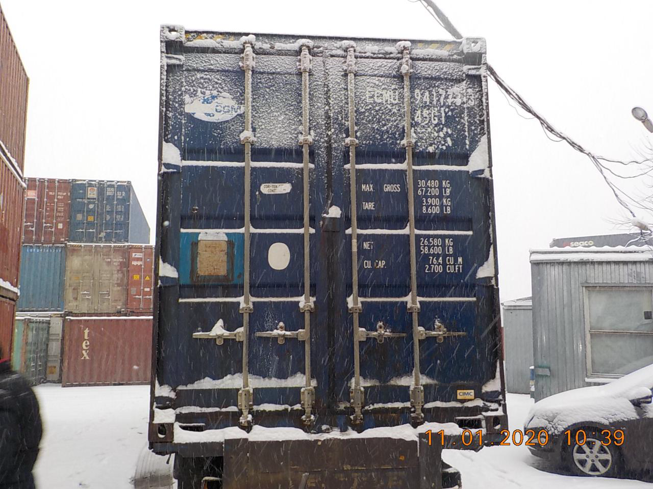 40′ HC Dry Container