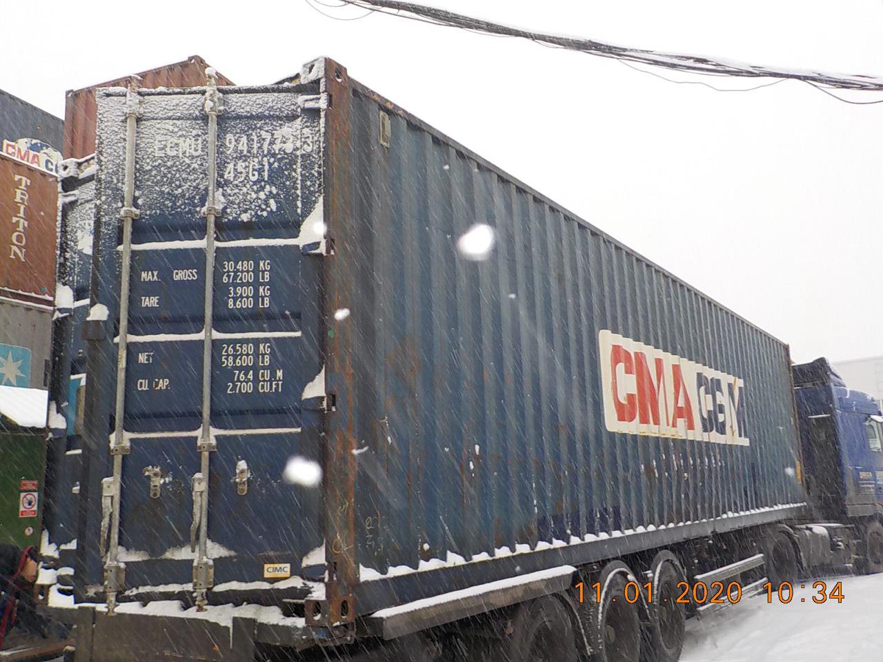 40′ HC Dry Container