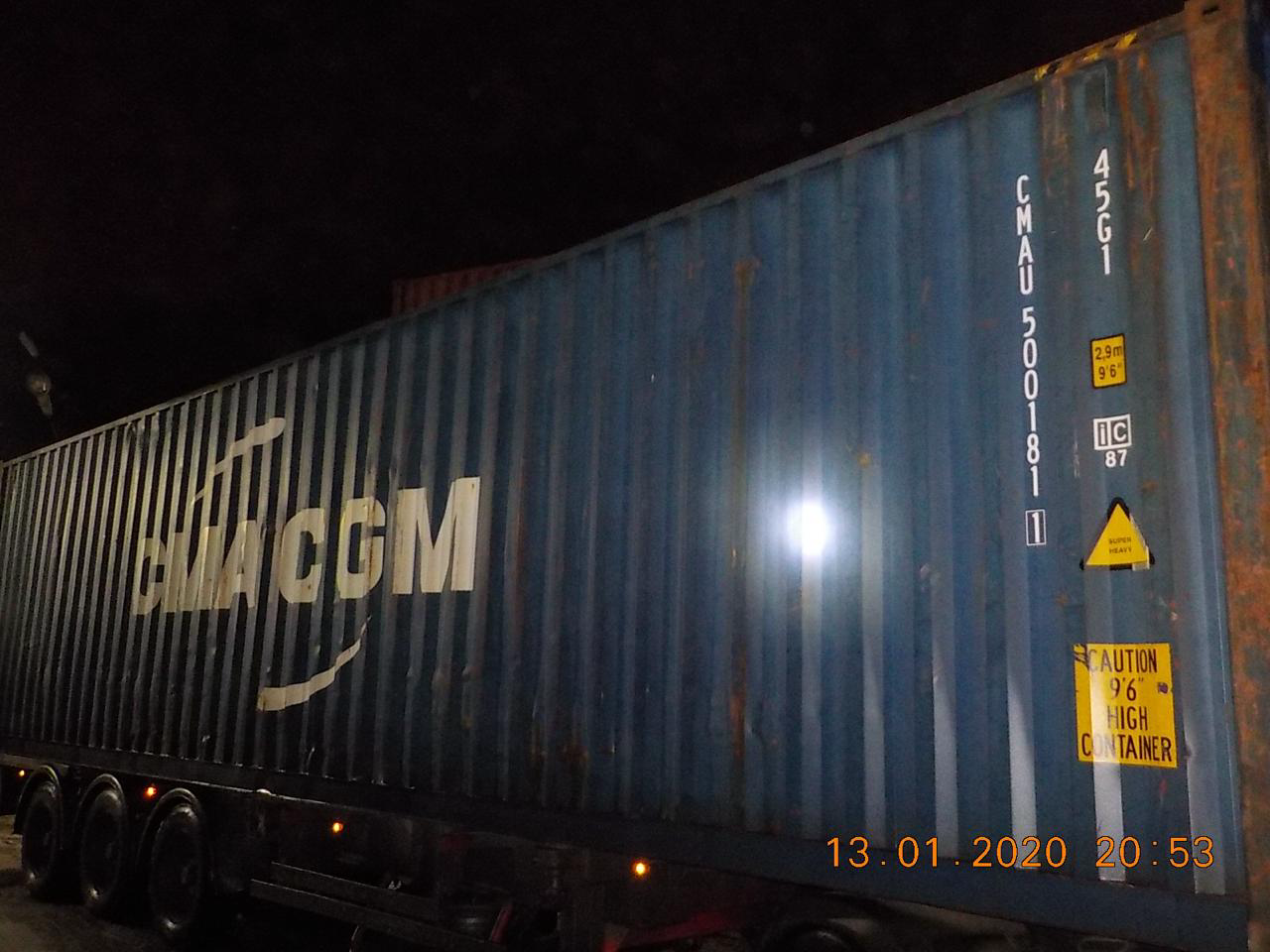 40′ HC Dry Container