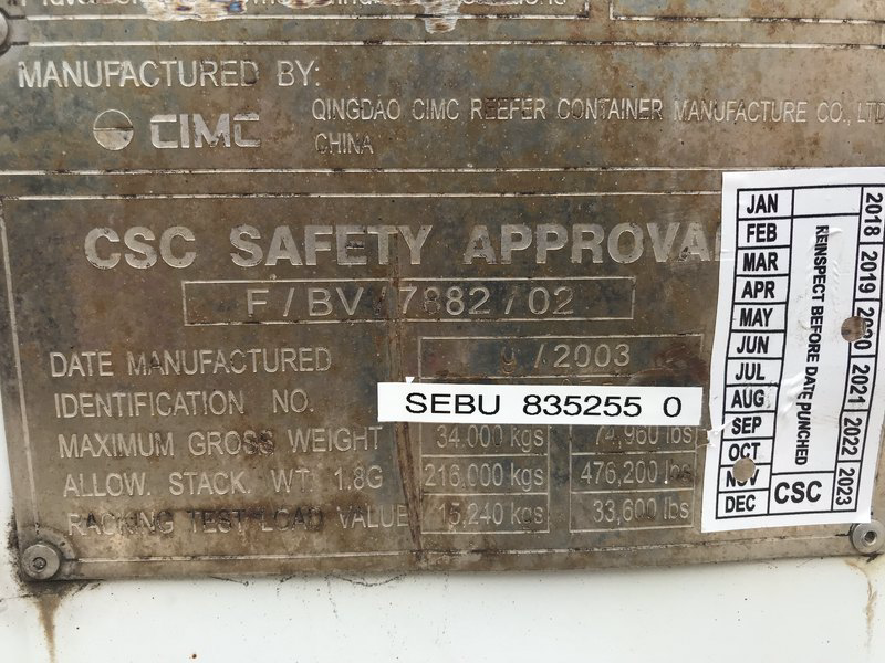 40′ HC Reefer