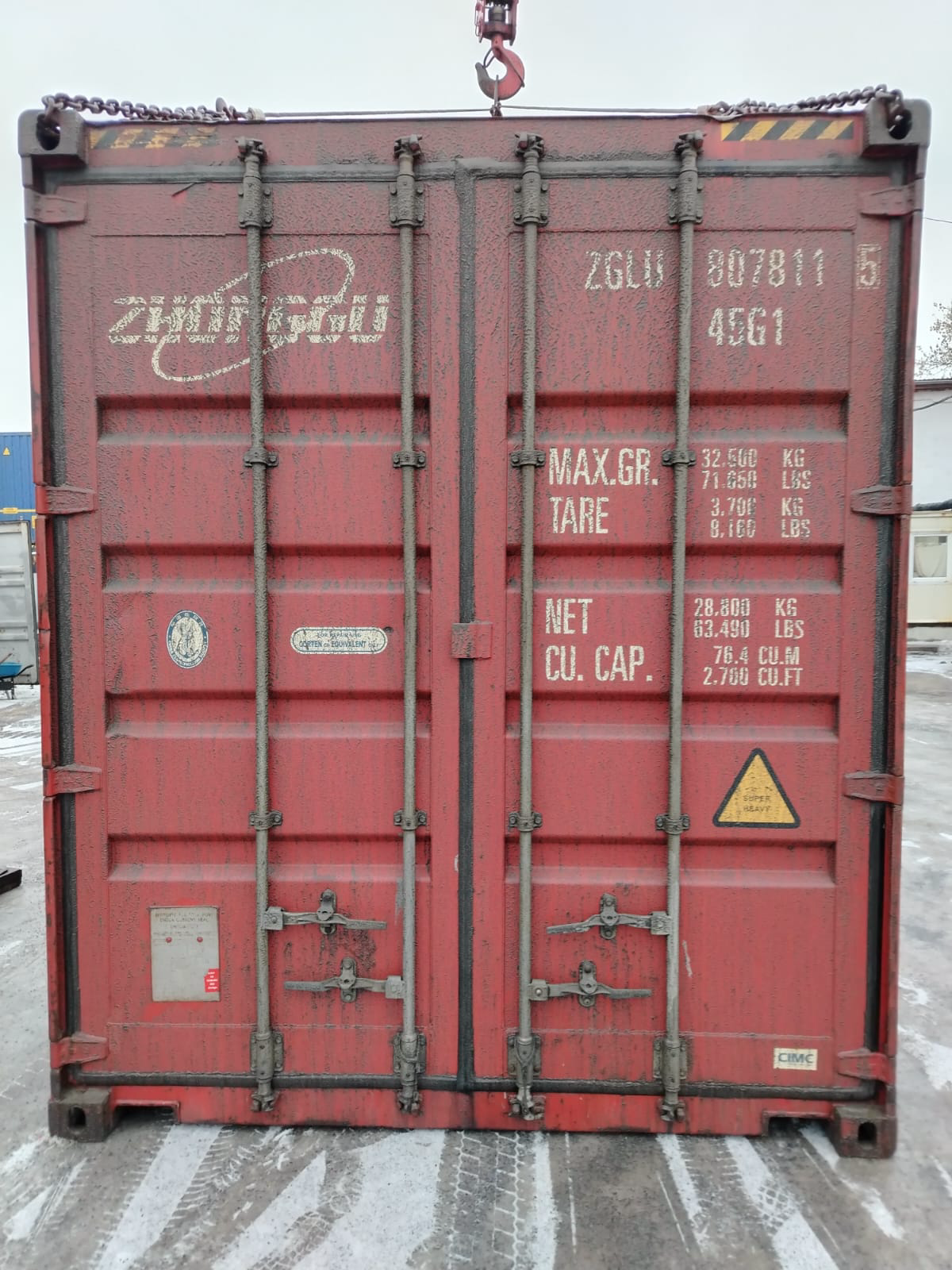 40′ HC Dry Container