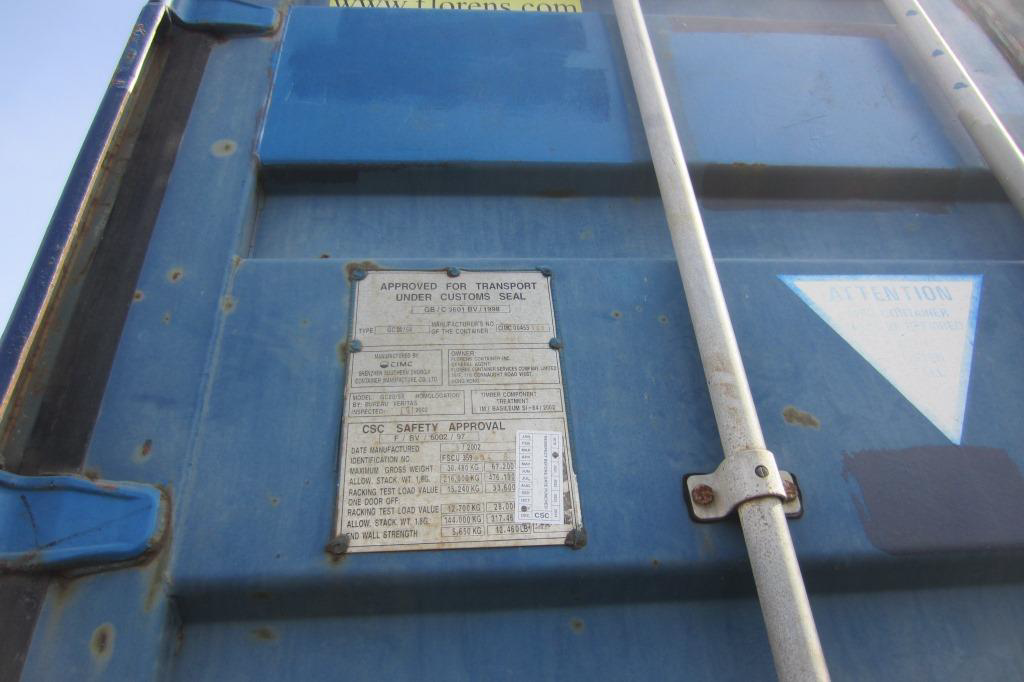 20′ Dry Container
