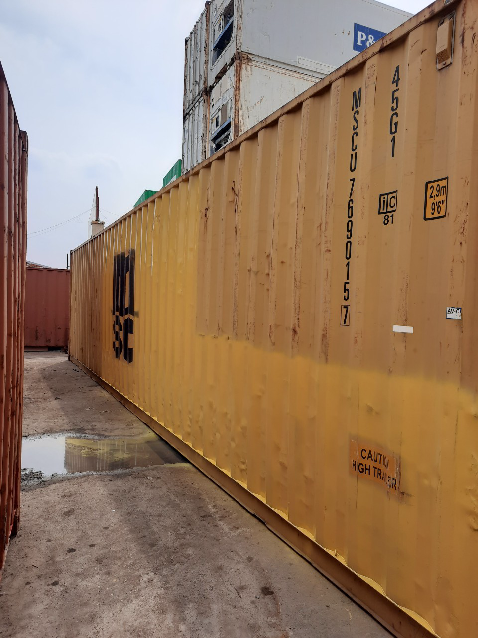 40′ HC Dry Container
