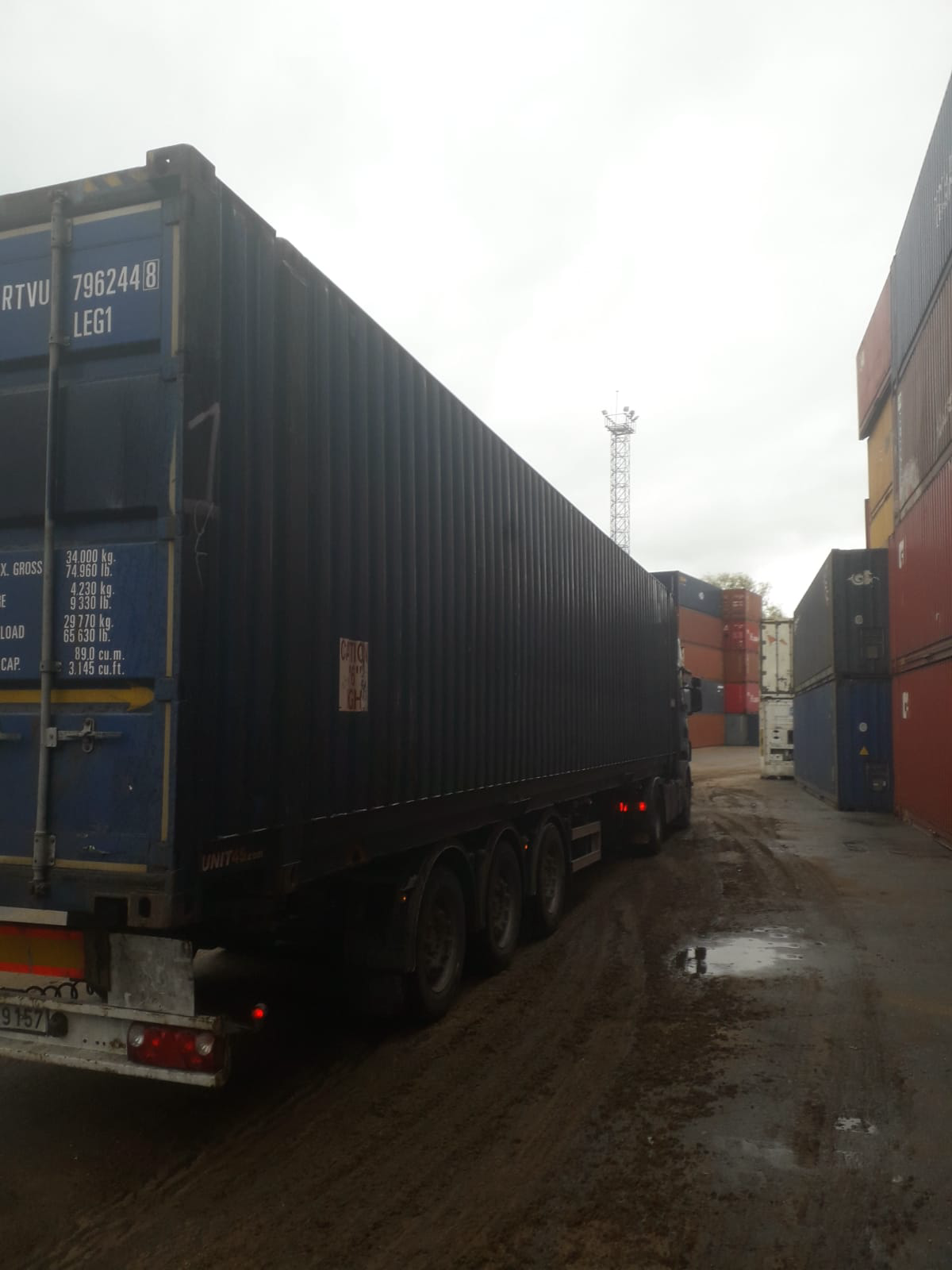 45′ HCPW Dry Container