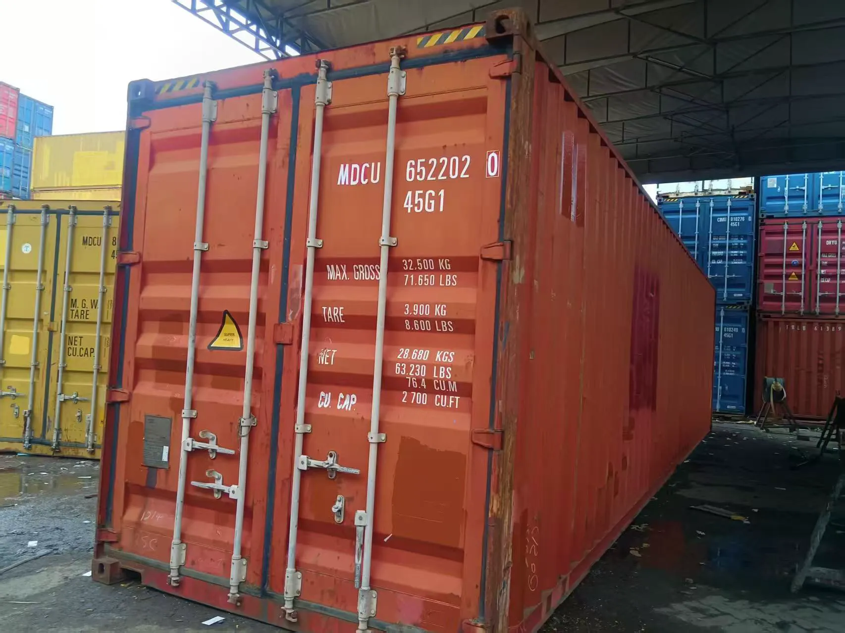 45′ HC Dry Container