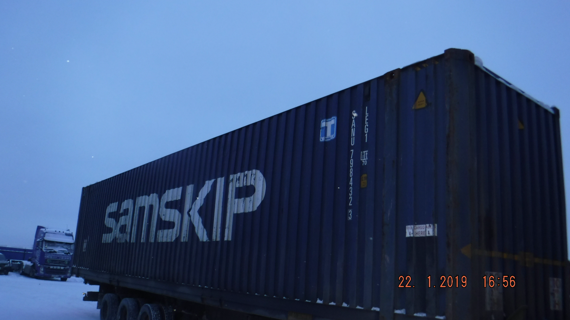 45′ HCPW Dry Container