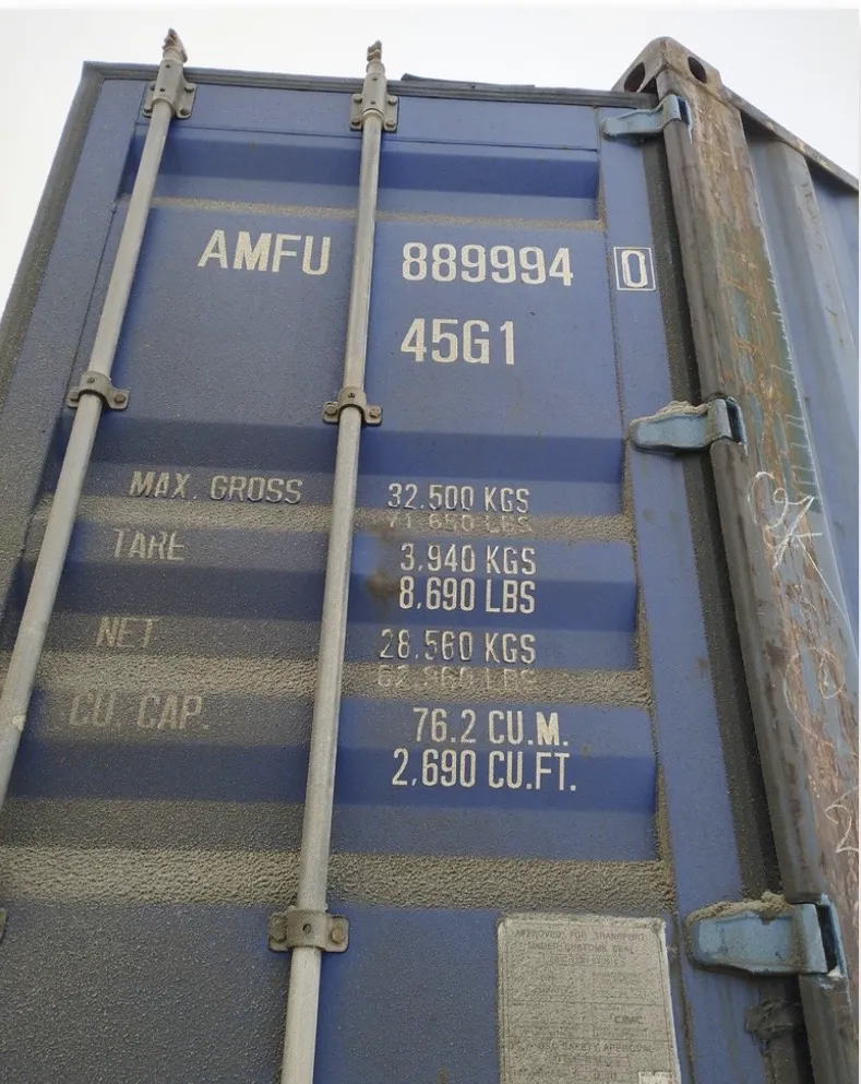 40′ Dry Container