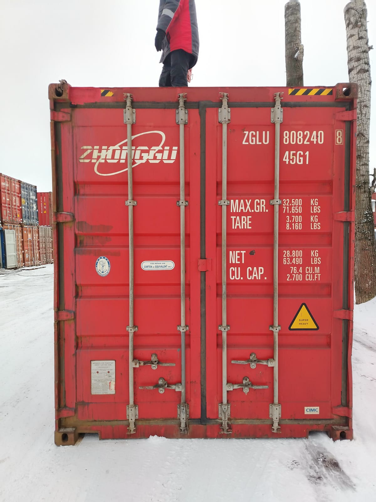 40′ HC Dry Container