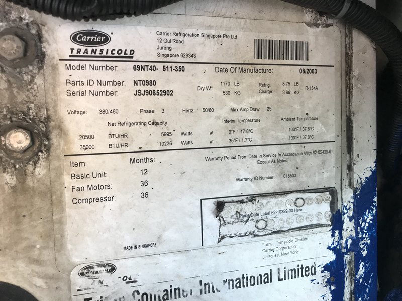 40′ HC Reefer