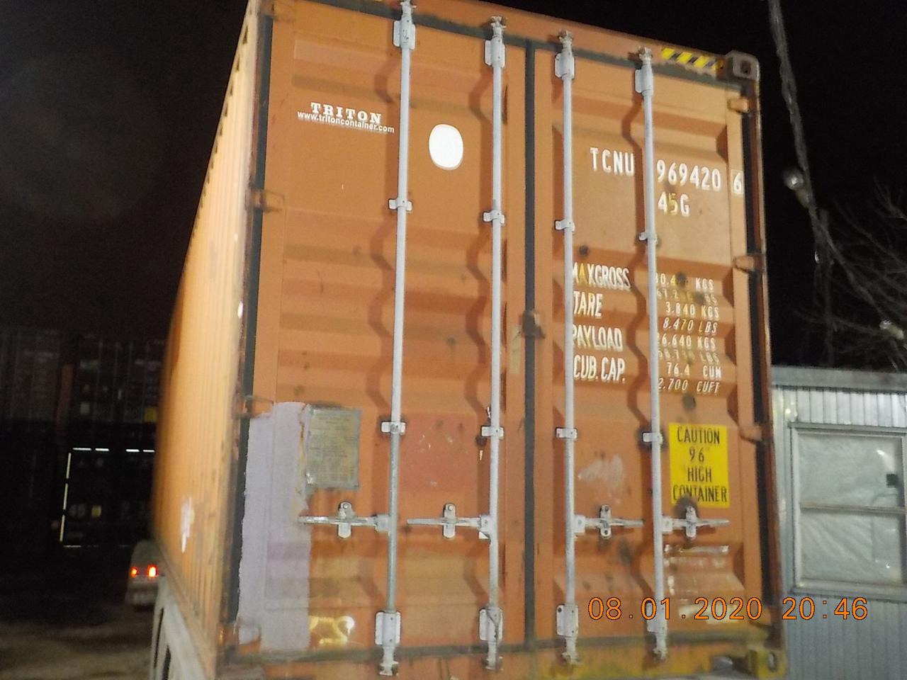 40′ HC Dry Container